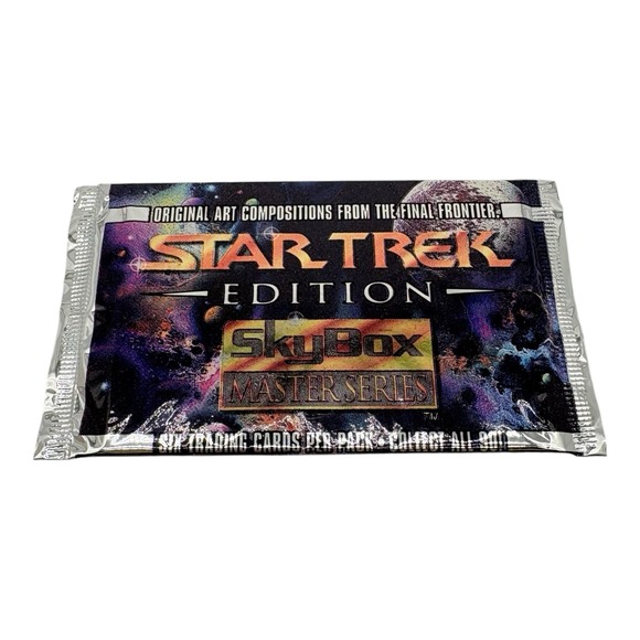 Skybox 1993 Star Trek Edition Master Series Trading Card 6 pack - Sealed - - Picture 1 of 2